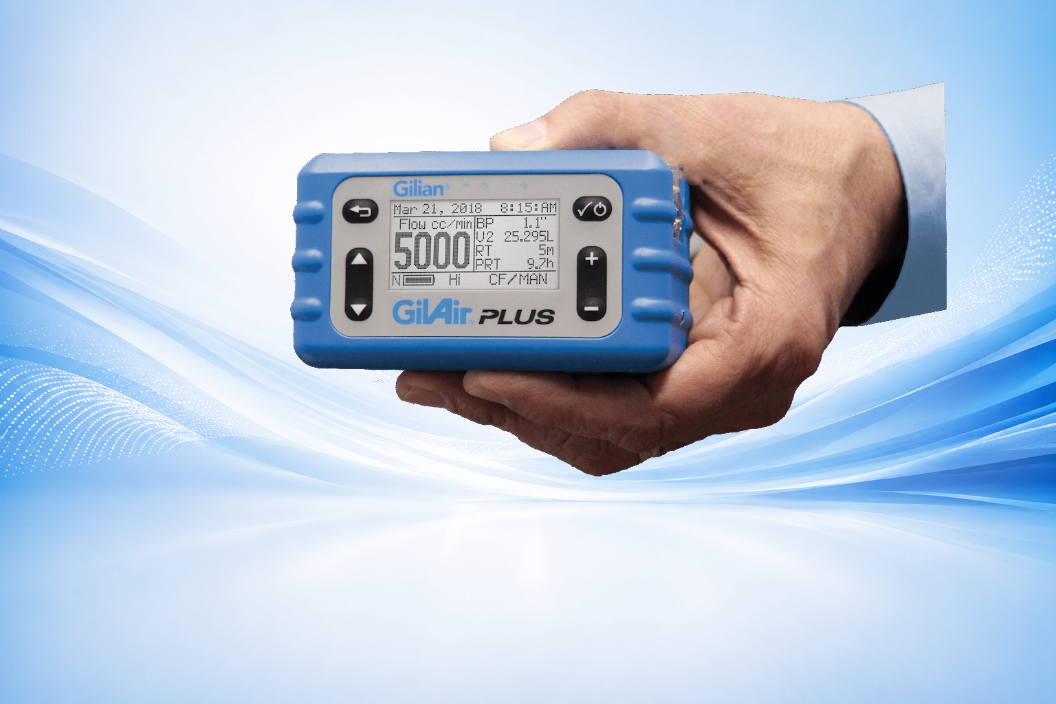 GilAir Plus Personal Air Sampling Pump (1 – 5,100 cc/min)